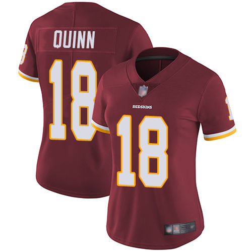 Washington Redskins Limited Burgundy Red Women Trey Quinn Home Jersey NFL Football #18 Vapor